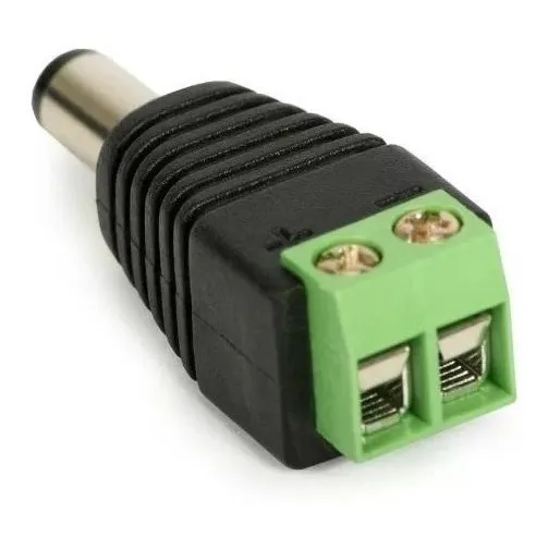 Kit Com 100 Conectores Plug P4 Macho Com Borne Para Cftv Foto 1