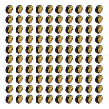 Kit Com 100 Fita Isolante 10m Antichama Adelbras 19mm X 10m Foto mini 1
