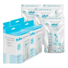 Kit Com 100 Un Saco Para Armazenar Leite Materno 200ml Buba Foto mini 2