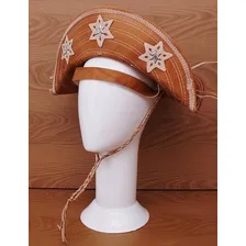 Kit Com 12 Chapeu Lampião Couro Légitimo Cangaceiro Cor Marrom Foto  mini 1