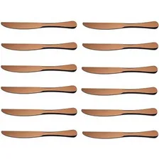 Kit Com 12 Facas De Mesa Elite Cobre Gourmet Mix Gx6036 Foto mini 1