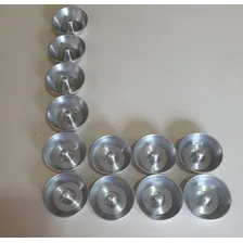 Kit Com 12 Formas Para Mini Pudim Em Aluminio Novidade NÂș 2 Cor Alumino Foto mini 4