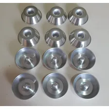 Kit Com 12 Formas Para Mini Pudim Em Aluminio Novidade NÂș 2 Cor Alumino Foto mini 3