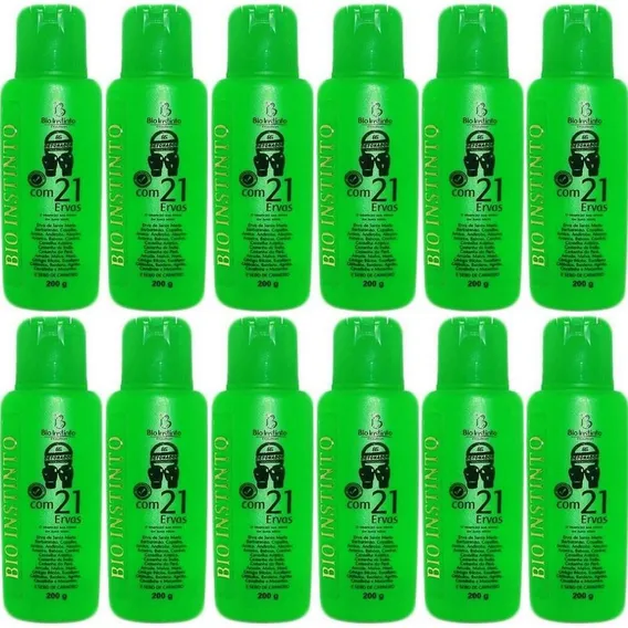 Kit Com 12 Gel Detonador Com 21 Ervas 200g Bio Instinto Foto 1