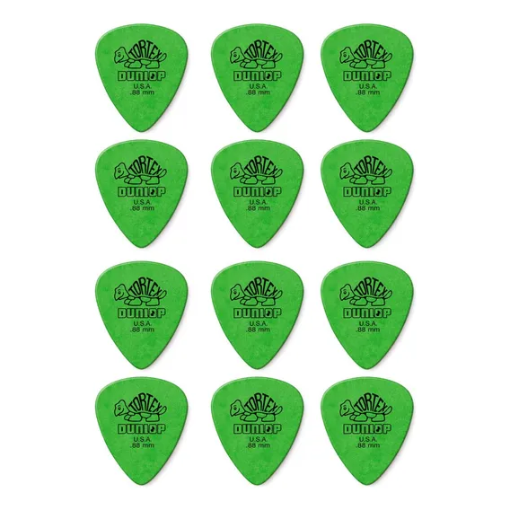 Kit Com 12 Palhetas Tortex 0,88mm Dunlop Foto 1