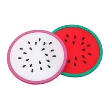 Kit Com 12 Porta Copos Redondo Formato De Frutas Foto  mini 1