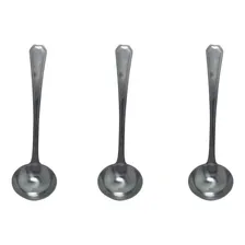 Kit Com 12 Unidades De Conchas Para Molhos Em Aço Inox 25 Foto mini 1