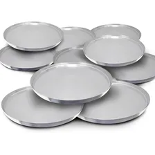 Kit Com 13 Formas Para Pizza De 35 Cm Em AlumÃnio Foto mini 1