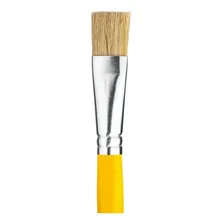 Kit Com 13 Pinceis Artesanato Chato 815 Cerda Natural Tigre Foto mini  2
