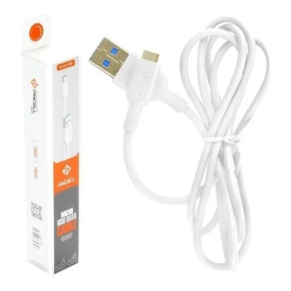 Kit Com 15 Cabo Usb P/ Celular Pmcell V8 Micro Usb Atacado Foto 1