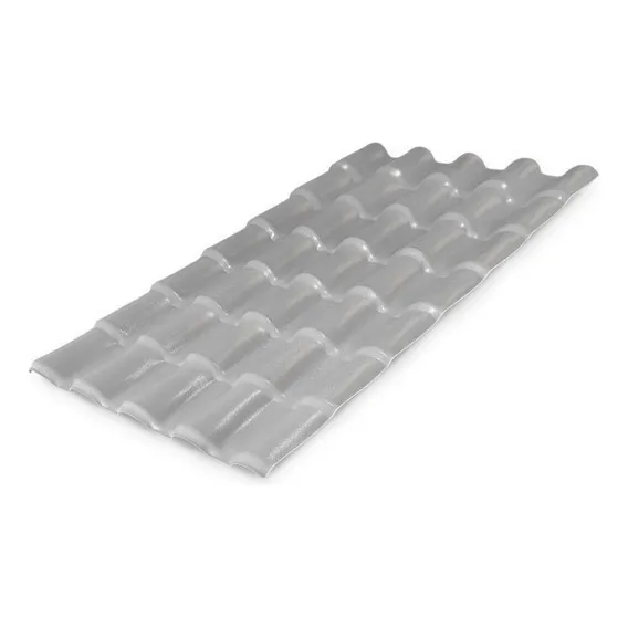 Kit Com 15 Telhas Pvc Colonial 88x230cm Lux Telhas Wt Foto 1