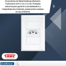 Kit Com 15 Tomadas 10a 4x2 Evidence 2911 - Fame Foto mini 4