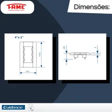Kit Com 15 Tomadas 10a 4x2 Evidence 2911 - Fame Foto mini 2