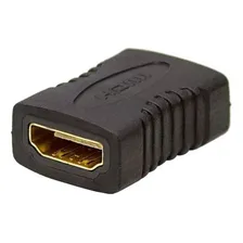 Kit Com 2 Adaptadores Hdmi Femea X Femea Emenda Extensor Foto mini  3