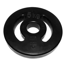Kit Com 2 Anilhas Injetadas Emar De 5 Kg Cada Furo Olímpico Foto mini  2