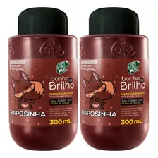 Kit Com 2 Banho De Brilho Raposinha Kamaleão - 300ml Tom Ruivo Foto  mini 1