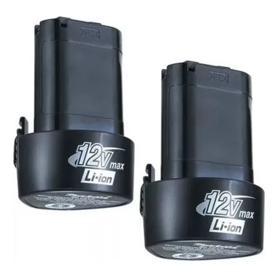 Kit Com 2 Baterias 12v Íon Lítio Bl1014 196338-0 Makita Foto 1