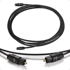 Kit Com 2 Cabo Fibra Óptico Digital Toslink Com 1,5 Metros Foto mini 4
