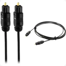 Kit Com 2 Cabo Fibra Óptico Digital Toslink Com 1,5 Metros Foto mini 2