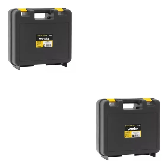 Kit Com 2 Caixas Plástica Ou Maleta Plástica Vd-6002 Vonder Foto 1