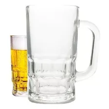 Kit Com 2 Canecas De Chopp Cerveja De Vidro 360ml Foto mini 2