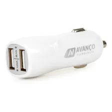 Kit Com 2 Carregadores Veicular 2 Usb 2a Cor Branco Foto  mini 1