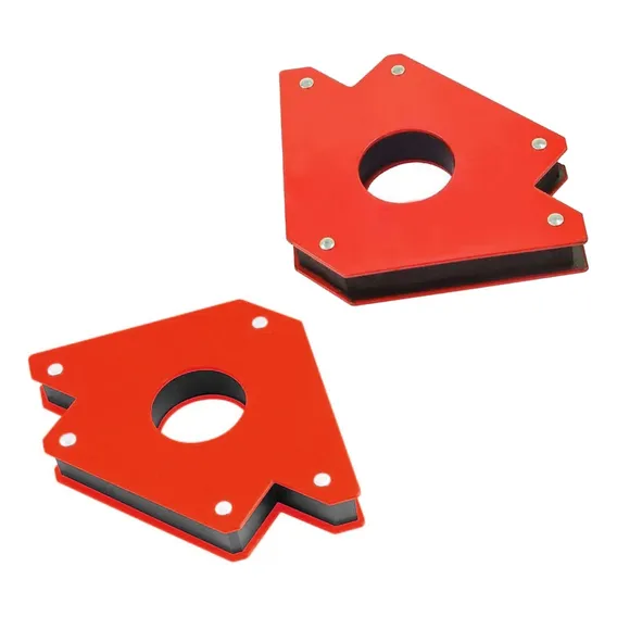 Kit Com 2 Esquadros Magnéticos para Solda 24Kg - Charbs Foto 1
