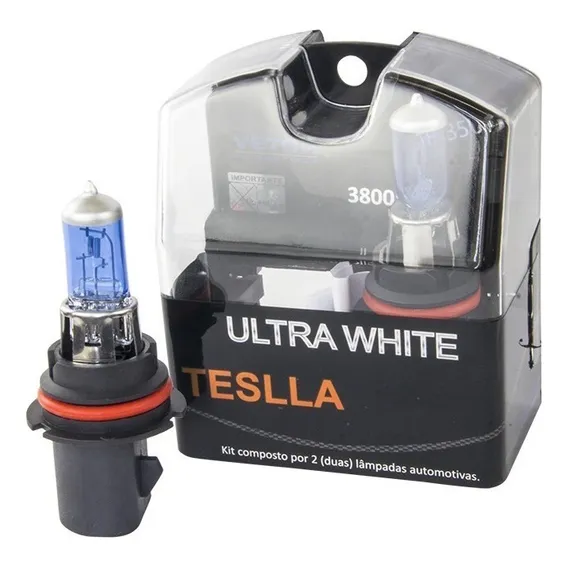 Kit Com 2 Lâmpadas Halógenas Hb5 - Ultra Branca Foto 1