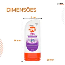 Kit Com 2 Loção Repelente Off Kids 200ml - Contra Dengue Foto mini  2