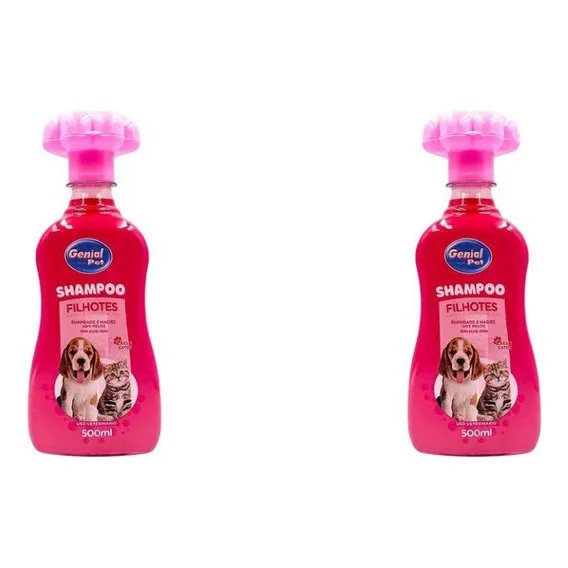 Kit Com 2 Master Pet Shampoo Baby 500ml Foto 1