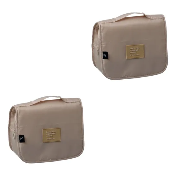 Kit Com 2 Necessarie 22,5x18,5 Cm Creme De Viagem Paramount Foto 1