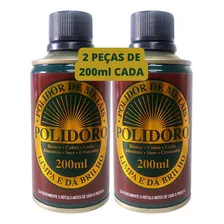 Kit Com 2 Polidor De Metais Polidoro 200ml Limpa E Dá Brilho Foto mini 1