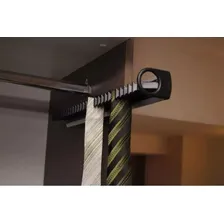 Kit Com 2 Porta Gravatas De Correr / ExtensÃvel Euro Cor Preto Foto mini 3