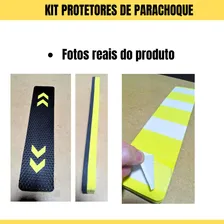 Kit Com 2 Protetores De Parachoque Eva Parede Garagem Cor Amarelo Foto mini  3