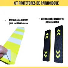 Kit Com 2 Protetores De Parachoque Eva Parede Garagem Cor Amarelo Foto mini  2