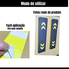 Kit Com 2 Protetores De Parachoque Eva Parede Garagem Cor Amarelo Foto mini 4