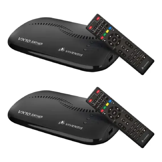 Kit Com 2 Receptor Regional Banda Ku Sat Hd Vivensis Atacado Foto 1