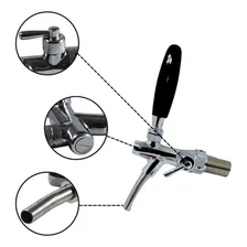 Kit Com 2 Torneiras Chopp Italiana + 2 Conexão 5/8 X 3/8 Foto mini 2