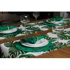 Kit Com 2 Trilho Caminho De Mesa 1,60 Foto mini  3