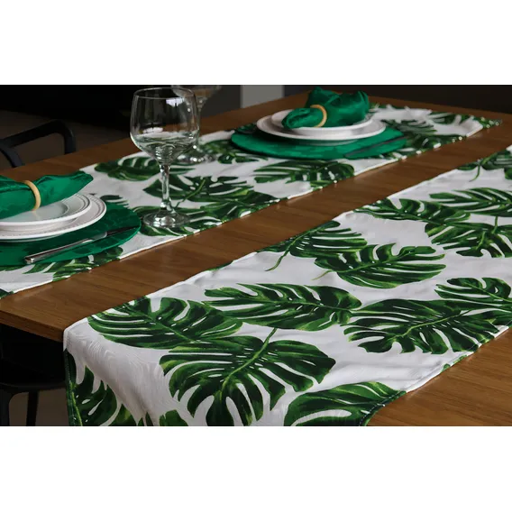 Kit Com 2 Trilho Caminho De Mesa 1,60 Foto 1