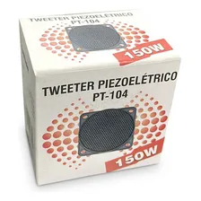 Kit Com 2 Tweeter Piezo Eletrico Piezoeletrico 75rms 150w Cor Preto Foto mini 2