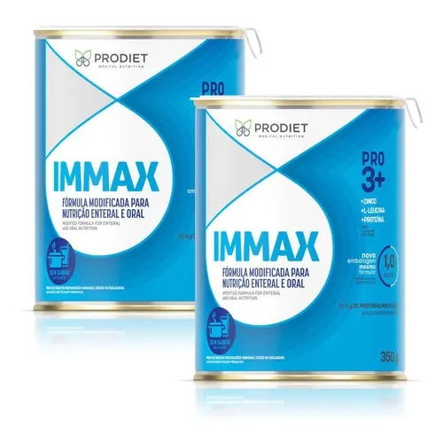 Kit Com 2 Unidades De Immax 350g Prodiet Sem Sabor Foto 1