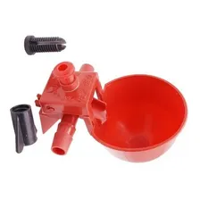 Kit com 20 Bebedouros Automáticos Para Aves Cor Vermelho Import Brasil Foto mini  3