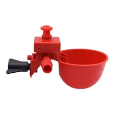 Kit com 20 Bebedouros Automáticos Para Aves Cor Vermelho Import Brasil Foto mini 4
