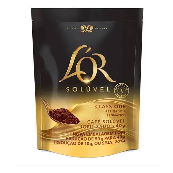 Kit Com 20 Café Lor Solúvel Classic Sache 40g Foto 1