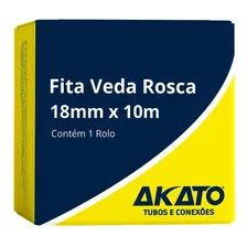 Kit Com 20 Fita Veda Rosca 18mm X 10m - Akato Foto mini  2