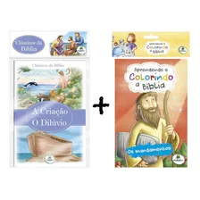 Kit Com 20 Livros Bíblicos - 10 Para Colorir E 10 Para Ler Foto mini 4