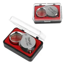 Kit Com 20 Mini Lupa Mão Zoom 30x 21mm Articulada Relojoeiro Foto mini 1