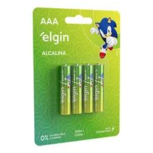 Kit Com 20 Pilhas Aaa Alcalina 82155 Elgin Foto mini  2