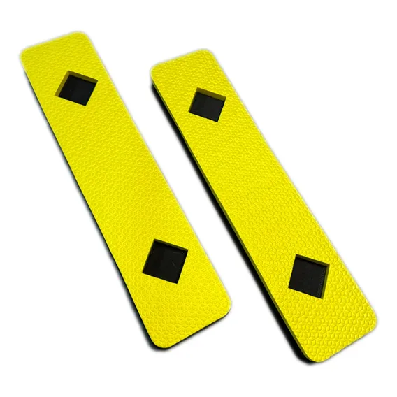 Kit Com 20 Protetores De Parachoque Eva Parede Garagem Cor Amarelo/preto Foto 1